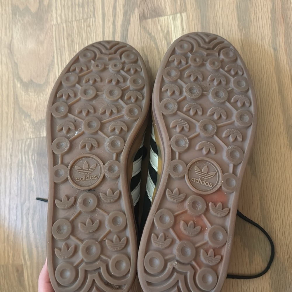 adidas Gazelle Platform Sneakers in Black, White, Gum - Picture 2 of 5